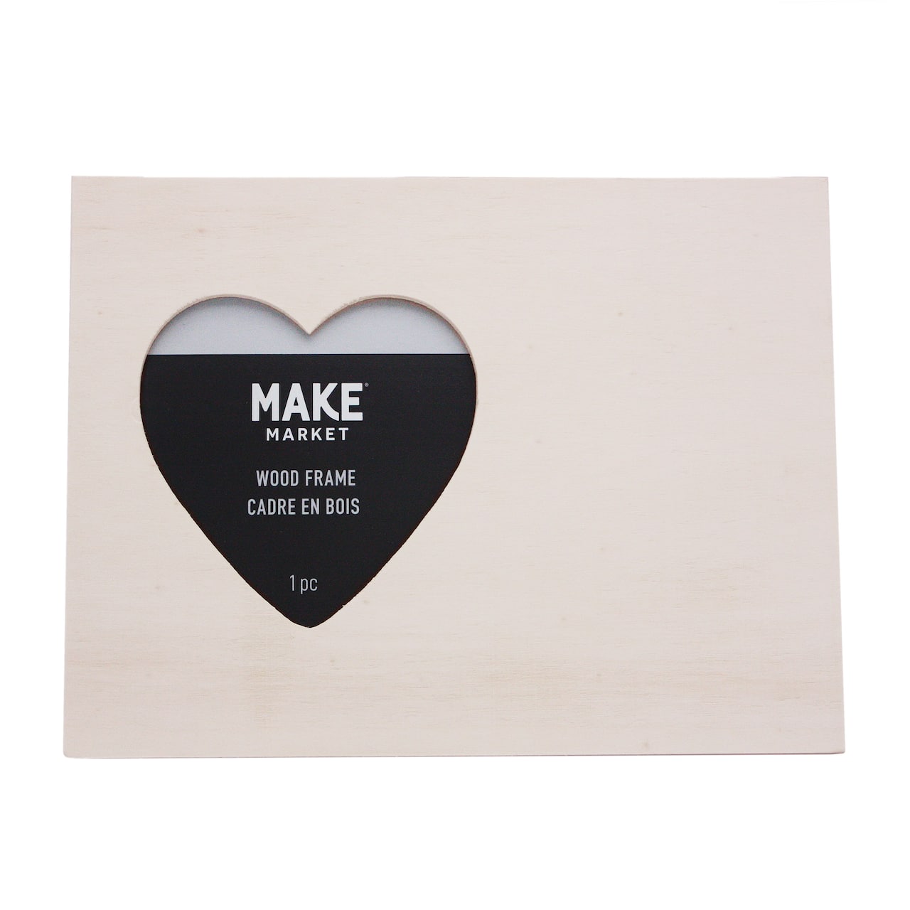 Unfinished Wood Heart Frame by Make Market&#xAE;